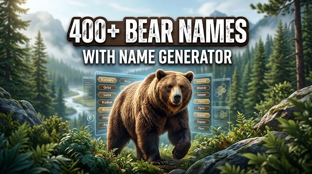 Bear Names With Name Generator