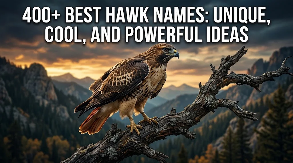 400+ Best Hawk Names: Cool, Unique & Powerful Ideas