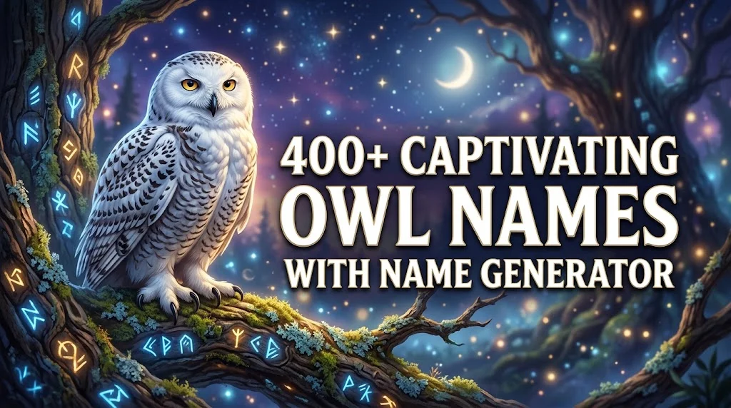 Captivating Owl Names With a Name Generator