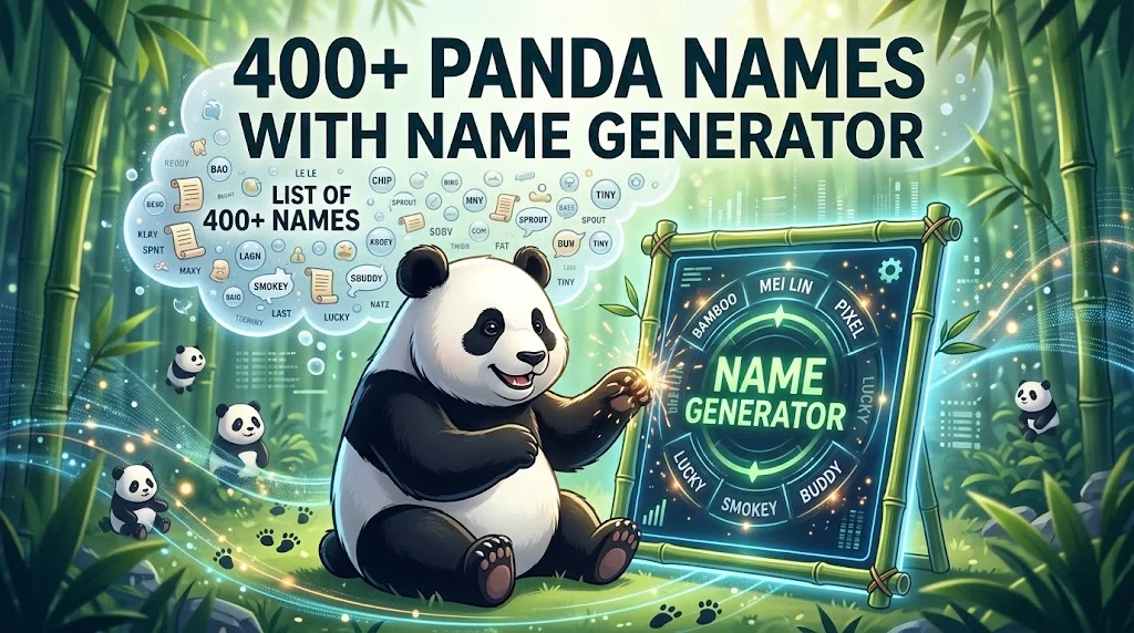 Panda Names With Name Generator