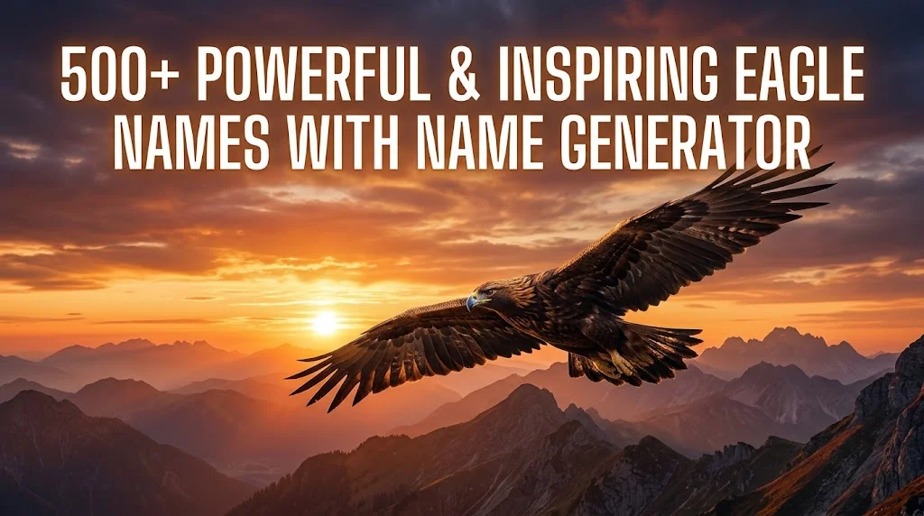 Powerful & Inspiring Eagle Names With a Name Generator