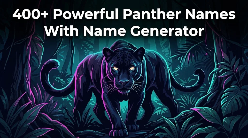 Powerful Panther Names With Name Generator