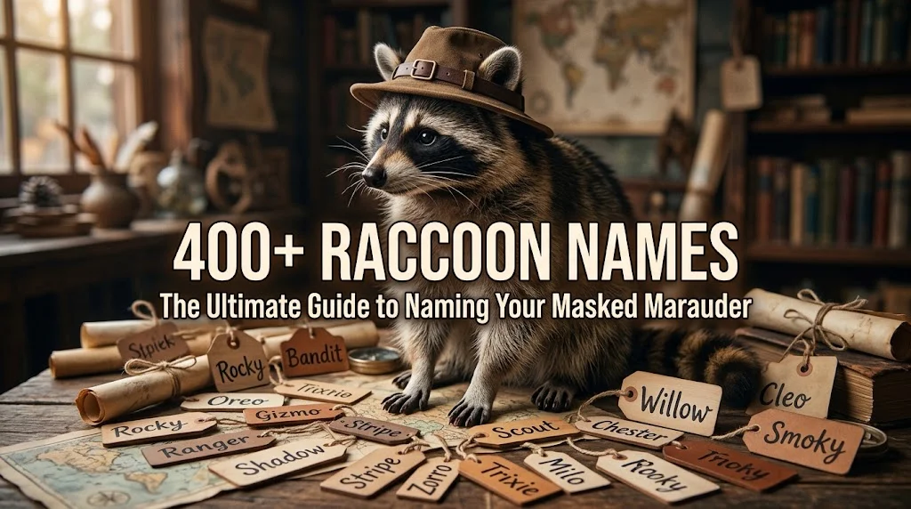 Raccoon Names With a Name Generator